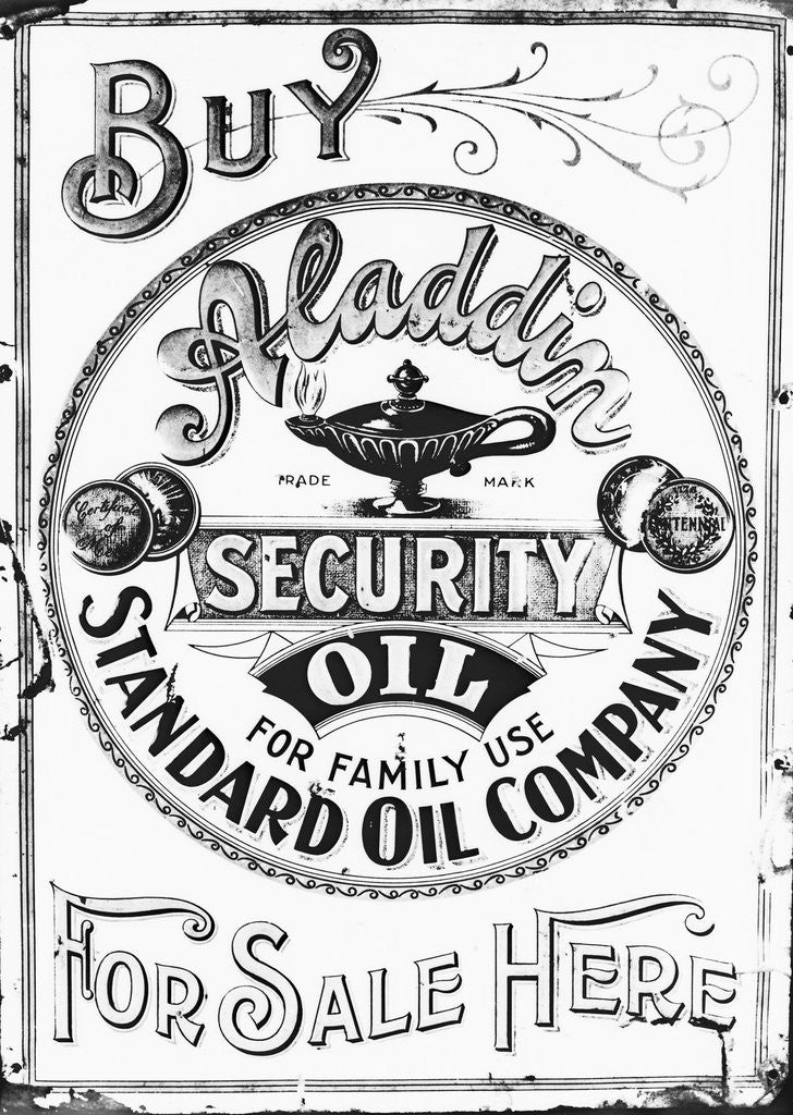 Detail of Standard Oil Advertising Poster by Anonymous