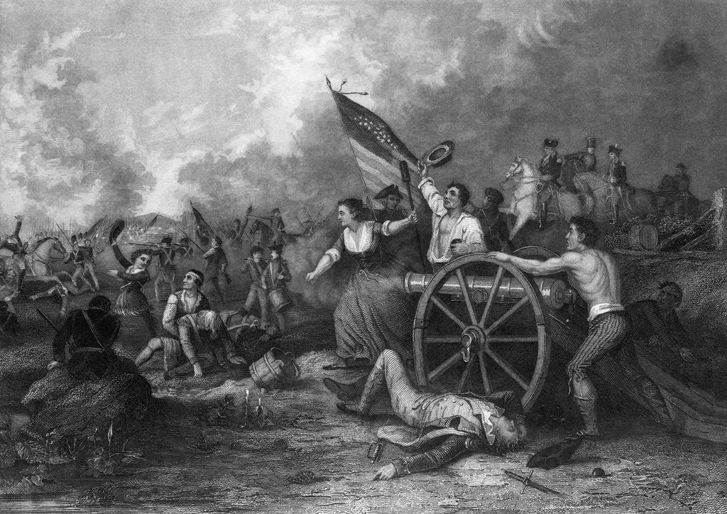 Detail of Molly Pitcher At The Battle Of Monmouth by Anonymous