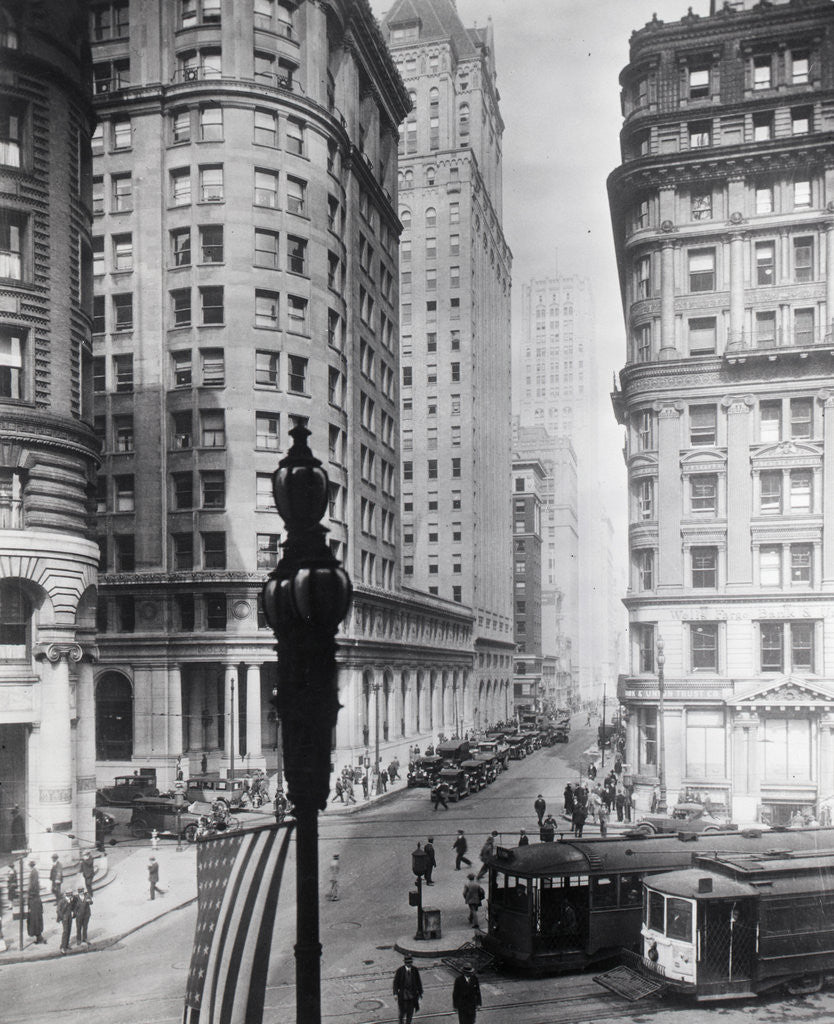 Detail of The Financial Center; Street by Anonymous