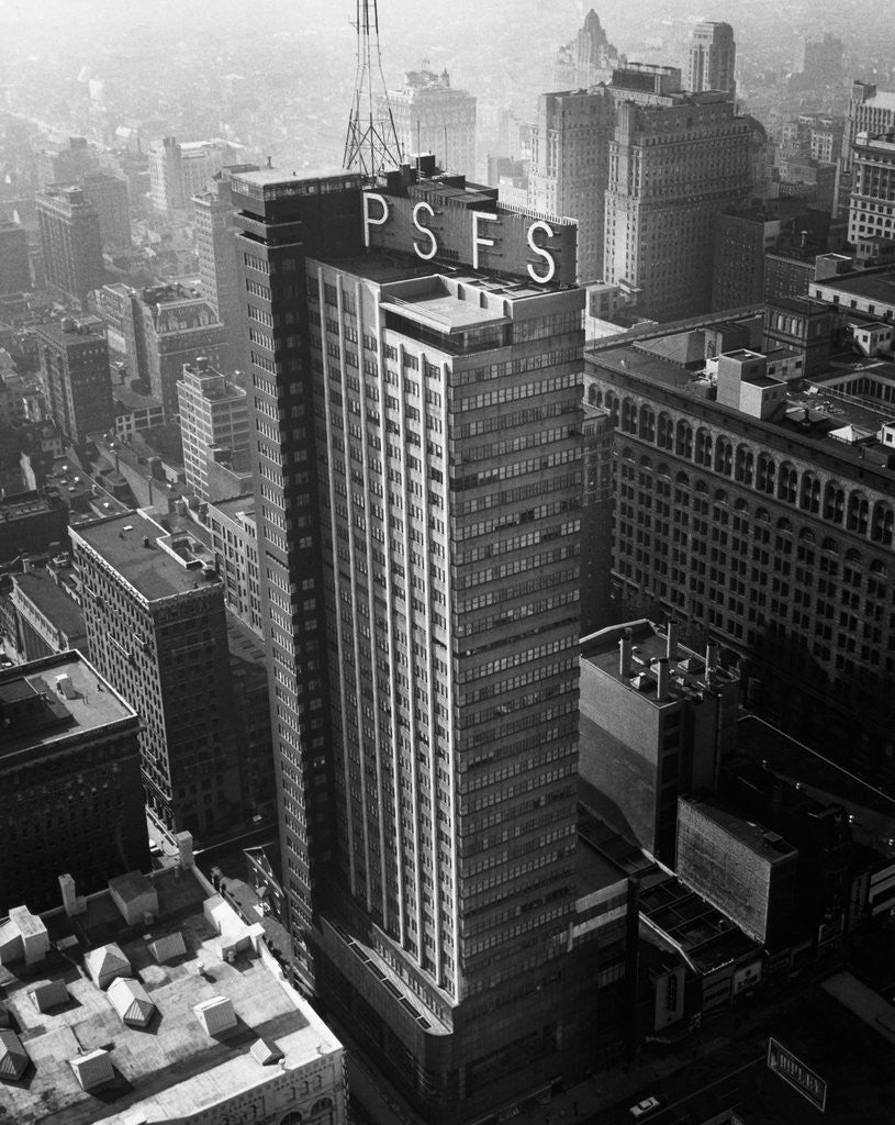 Detail of Philadelphia Savings Fund Society Building by Anonymous