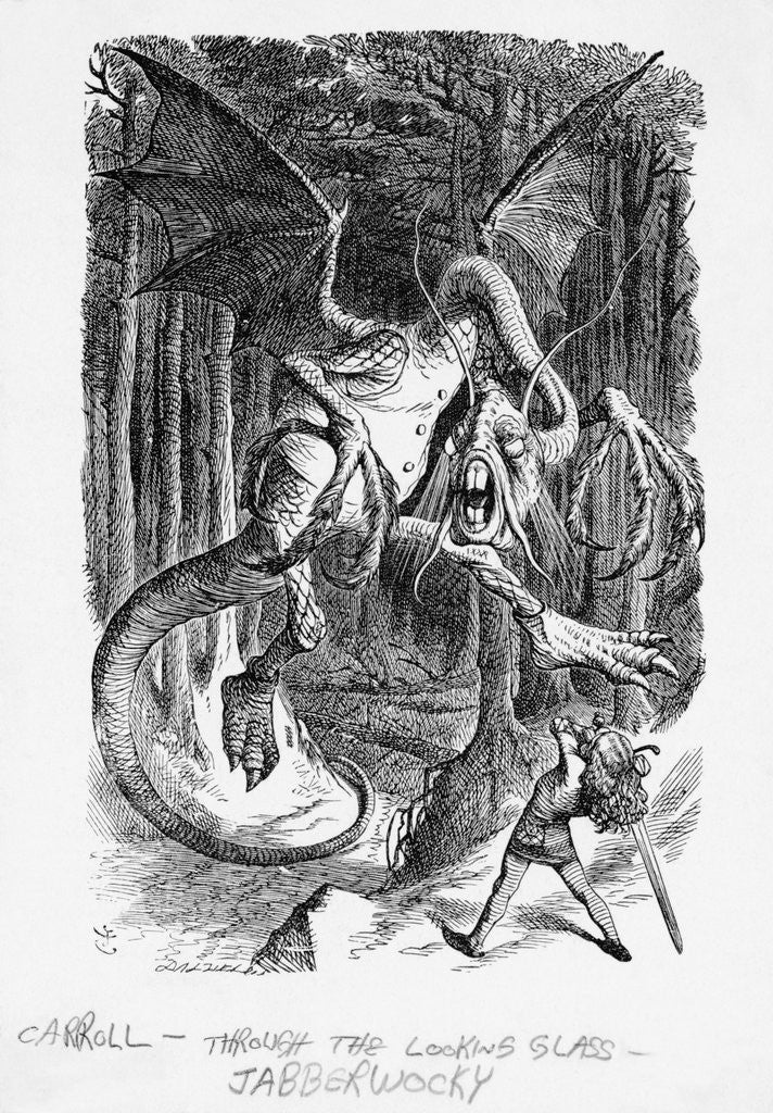 Detail of Lewis Carroll Book Illustration by Anonymous