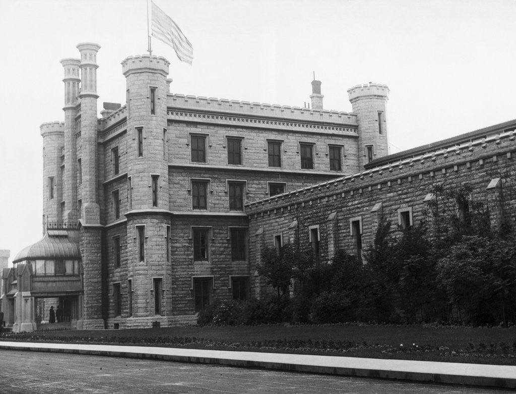 Detail of Illinois State Prison Exterior by Anonymous