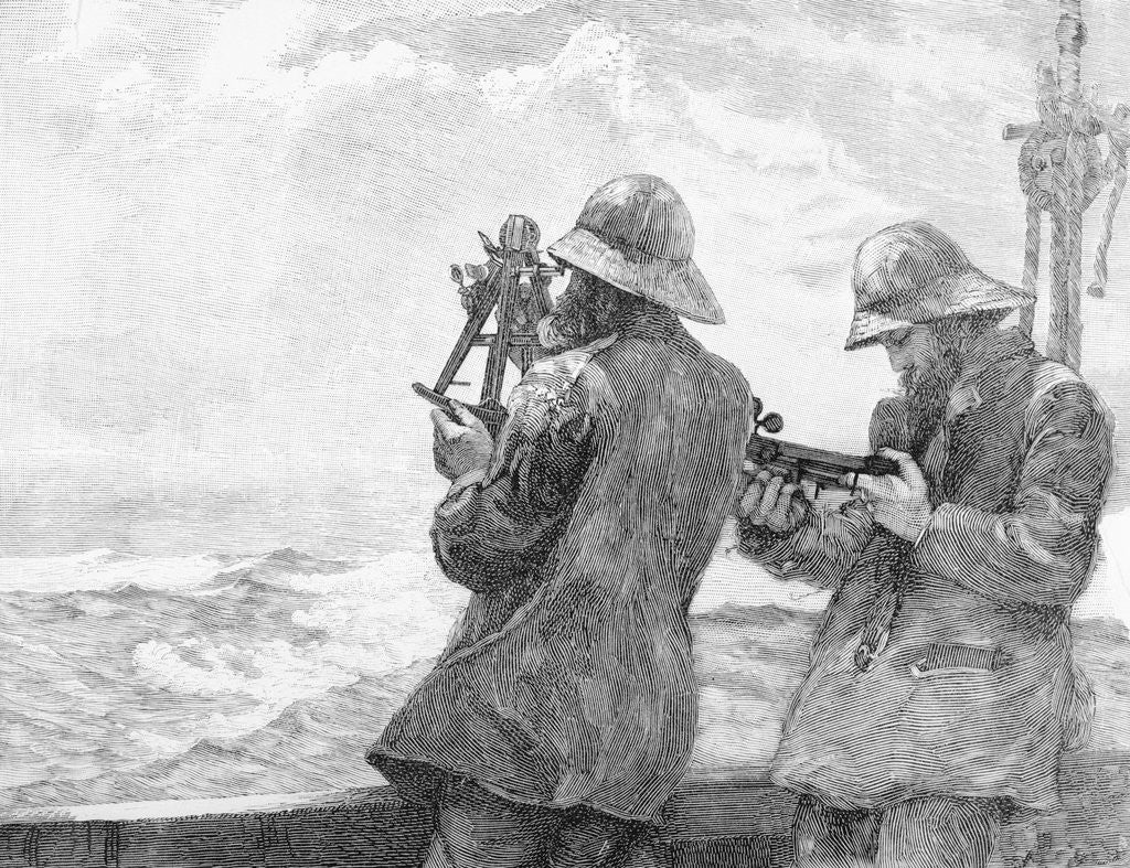 Detail of Eight Bells - Midday Observation by Winslow Homer