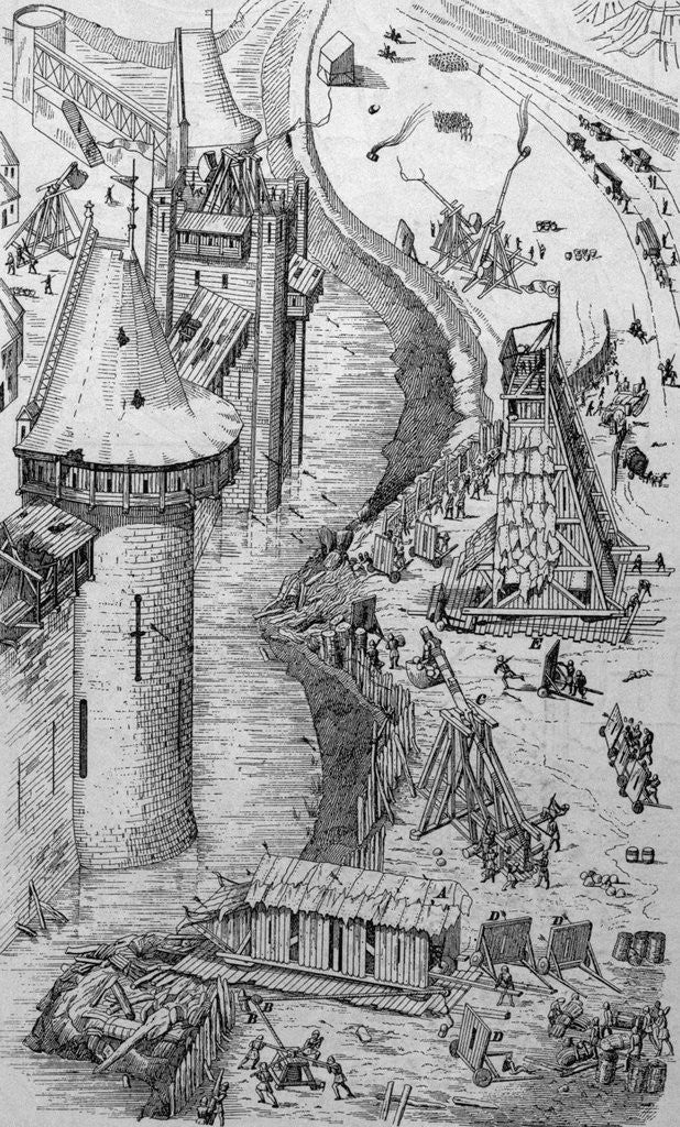 Detail of Fortification And Siege From Crusades by Corbis