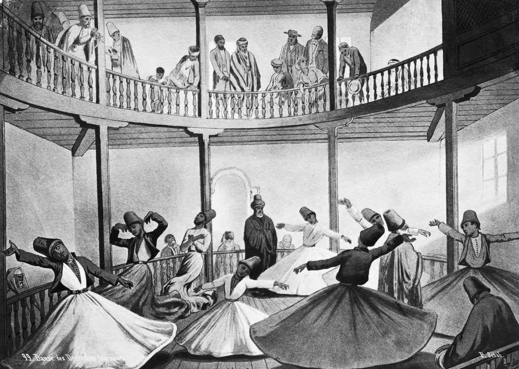 Detail of Whirling Dervishes by Anonymous