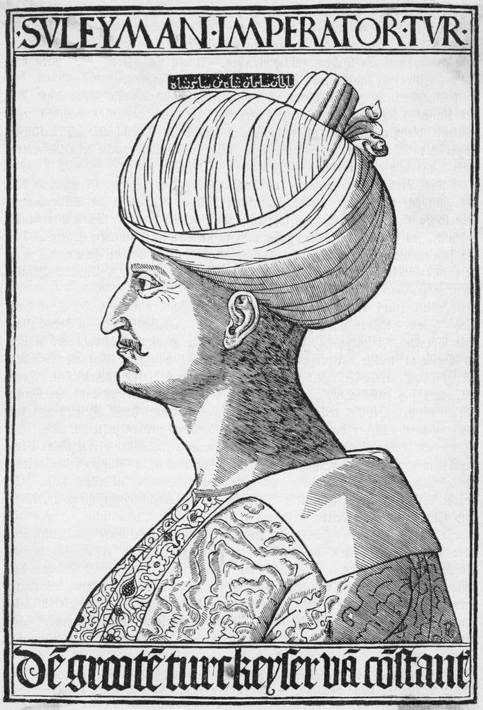 Detail of Profile Of Suleiman The Great by Corbis