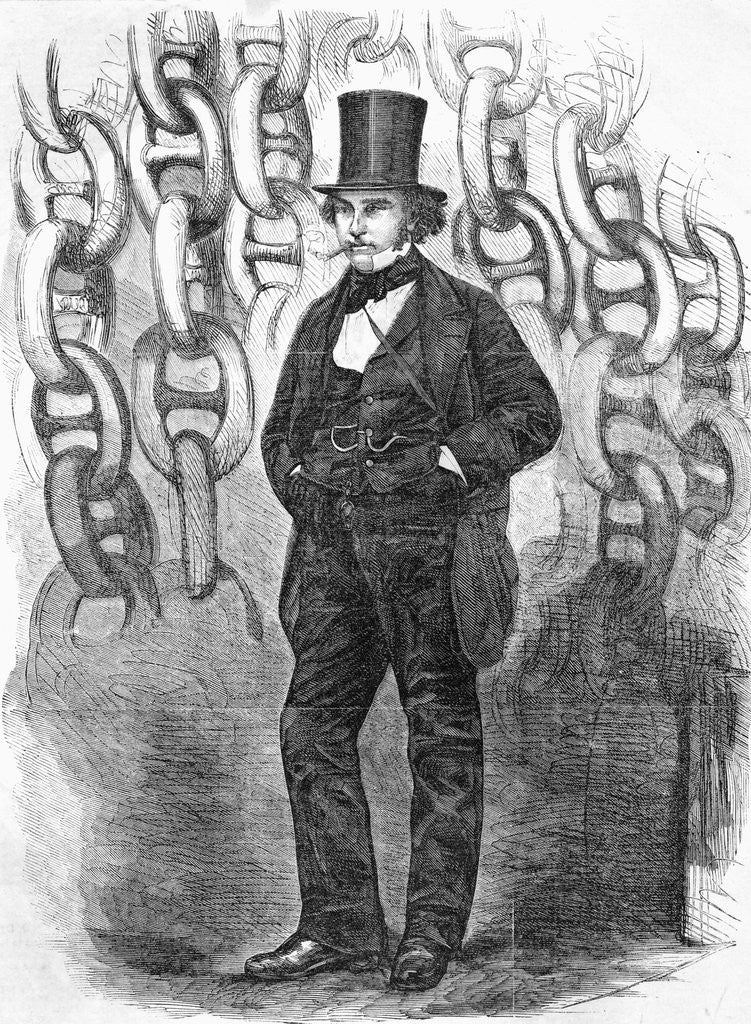 Detail of Chief Constructor Of Steamship Leviathan by Anonymous