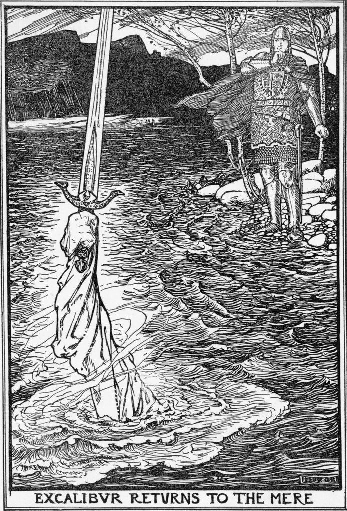 Detail of Mystic Sword Excalibur by Anonymous