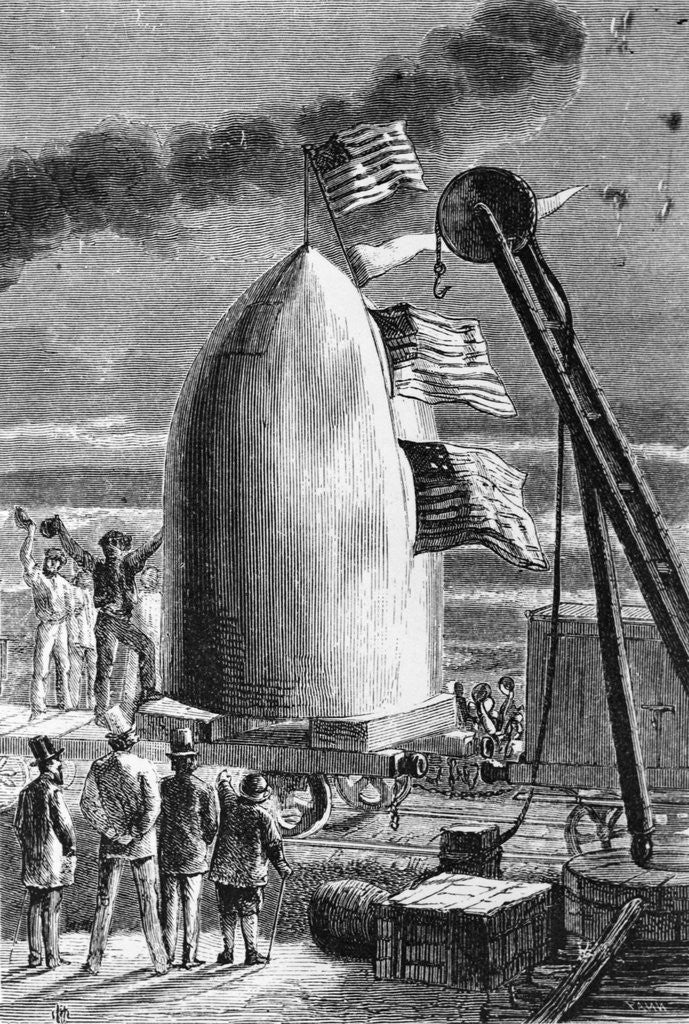 Detail of Illustration Of Future Space Shuttle by Anonymous