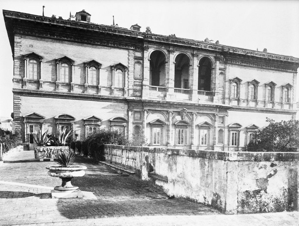 Detail of Palazzo Facing Garden 1870 by Anonymous