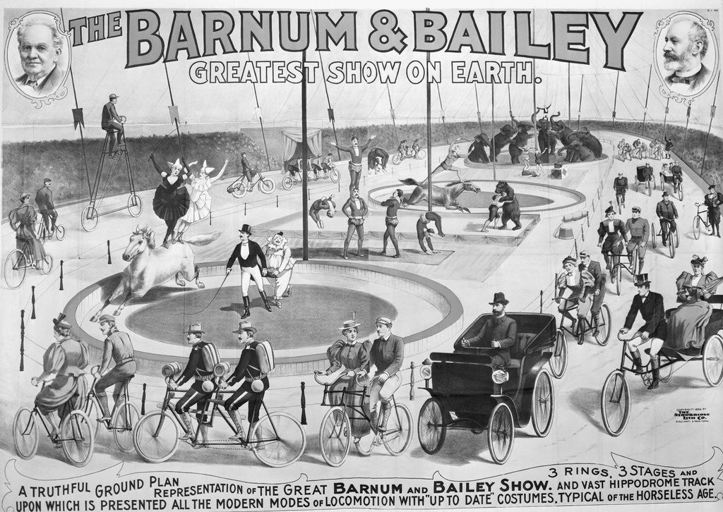 Detail of Barnum And Bailey Circus Advertisement by Corbis