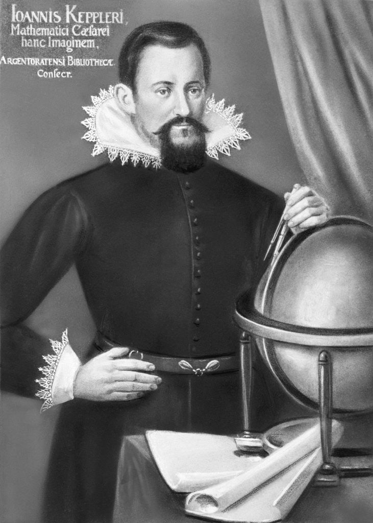 Detail of Portrait of Johannes Kepler by Anonymous