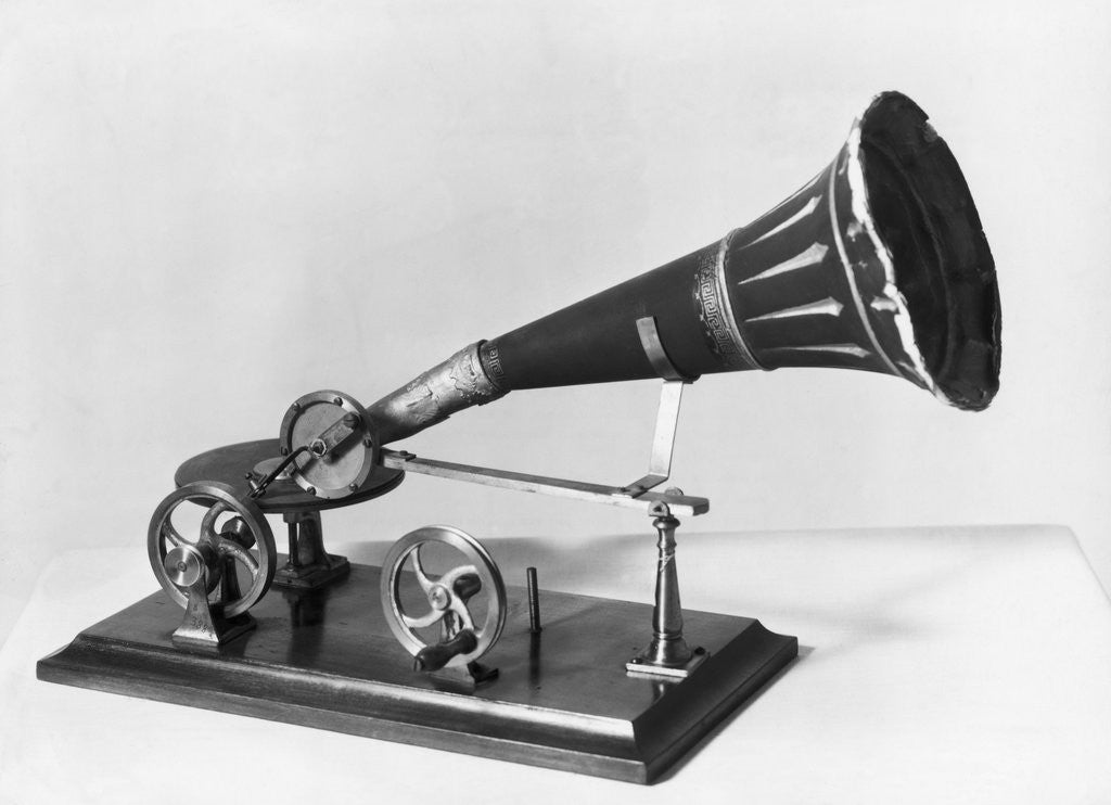 Detail of Earliest Gramophone Model by Anonymous
