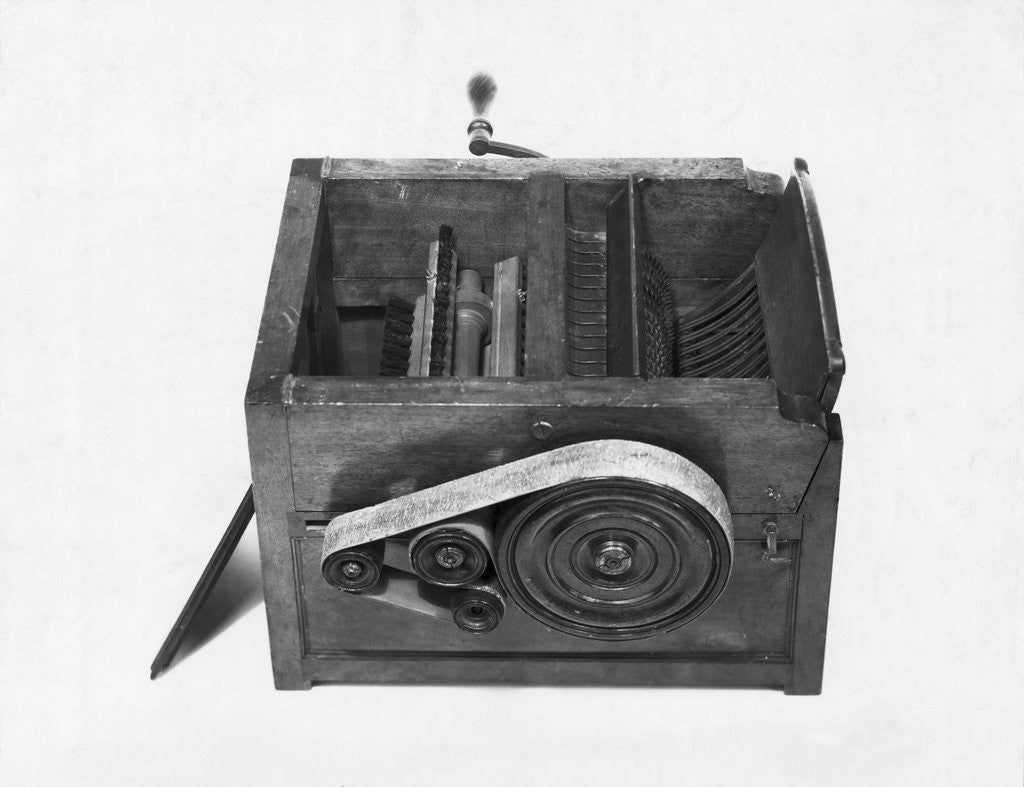 Detail of Model of Eli Whitney's Cotton Gin by Anonymous