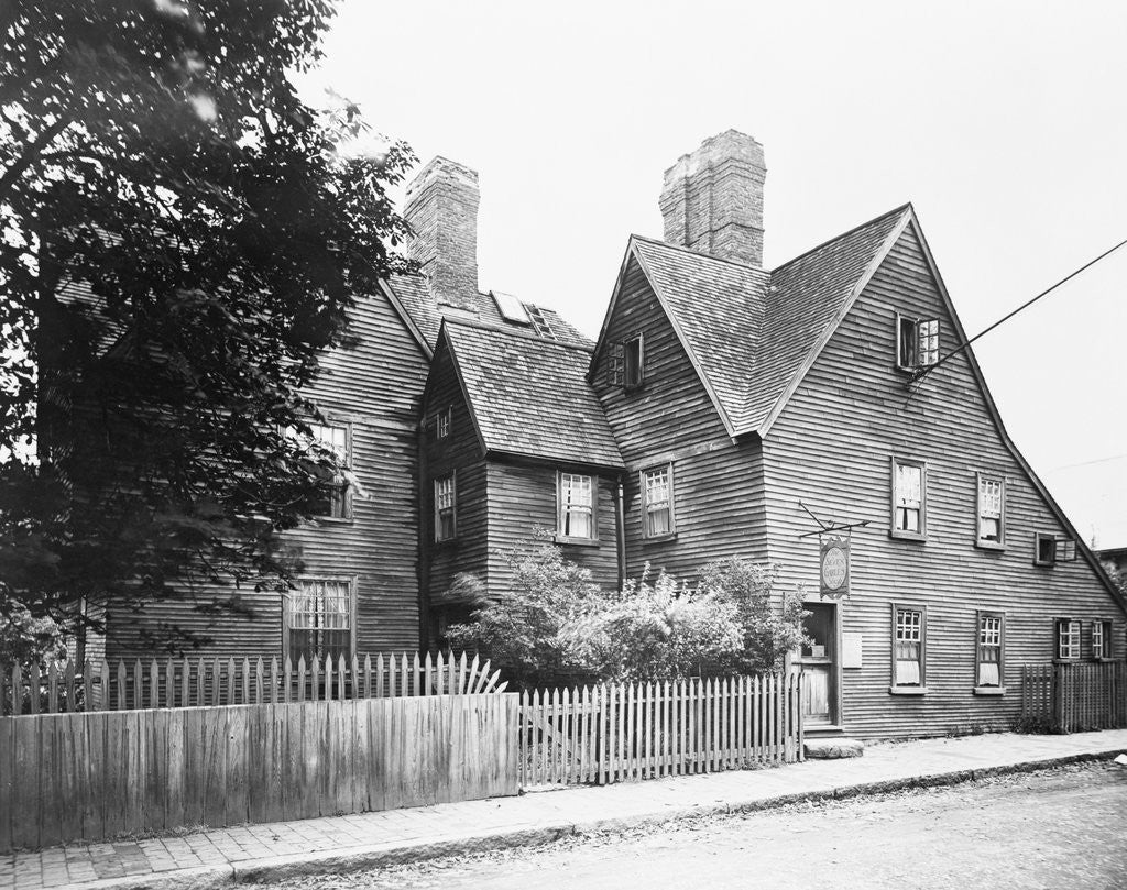 Detail of House That Was Subject Of Hawthorne Novel by Anonymous