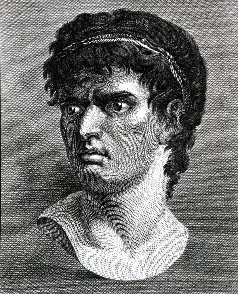 Detail of Engraving Of Head Of Brutus by Anonymous