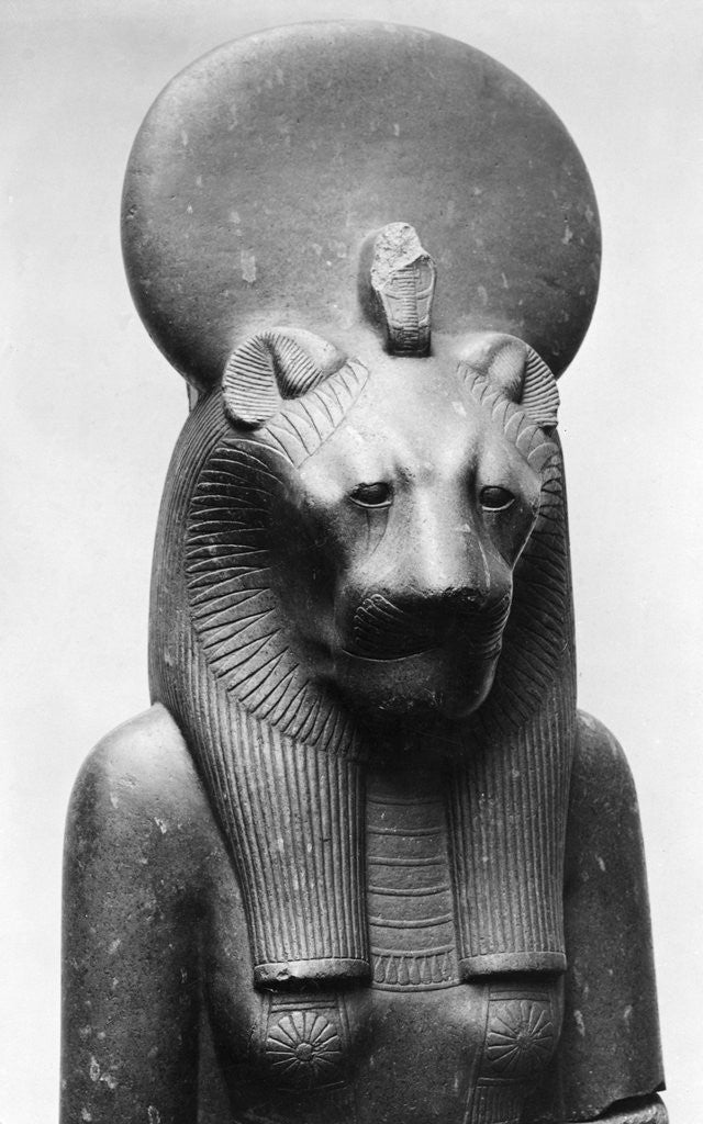 Detail of Statue of Sekhmet, Egyptian Lion Goddess by Anonymous