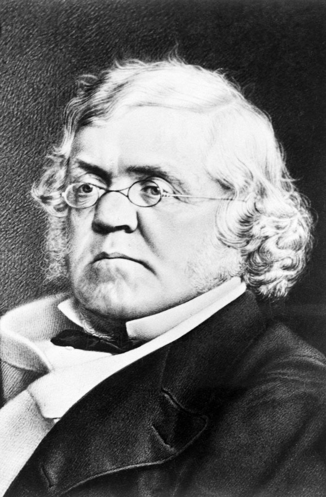 Detail of Portrait of William Makepeace Thackeray by Anonymous