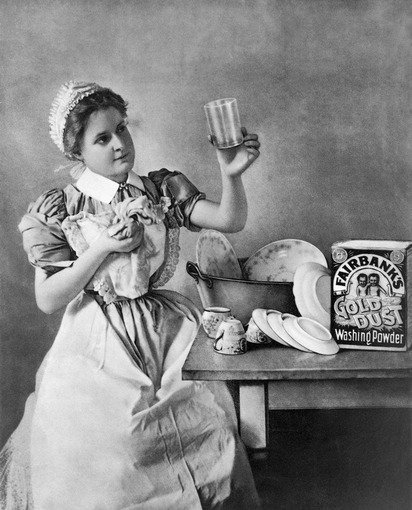 Detail of Advertisement For Gold Dust Powder by Anonymous