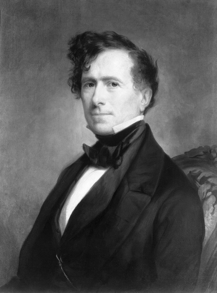 Detail of Portrait Of President Franklin Pierce by Anonymous