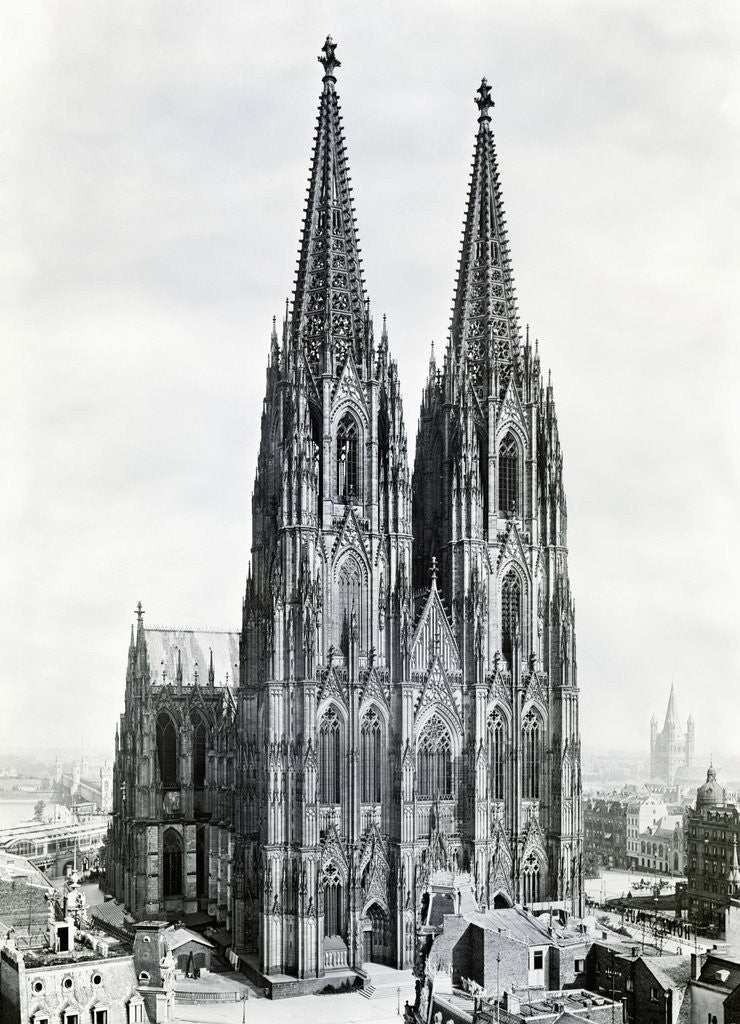 Detail of Cologne Cathedral From Northwest by Anonymous