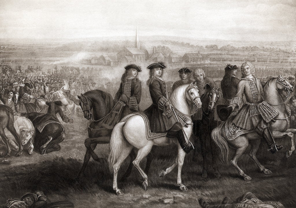 Detail of Painting Of Battle Of Blenheim by Anonymous