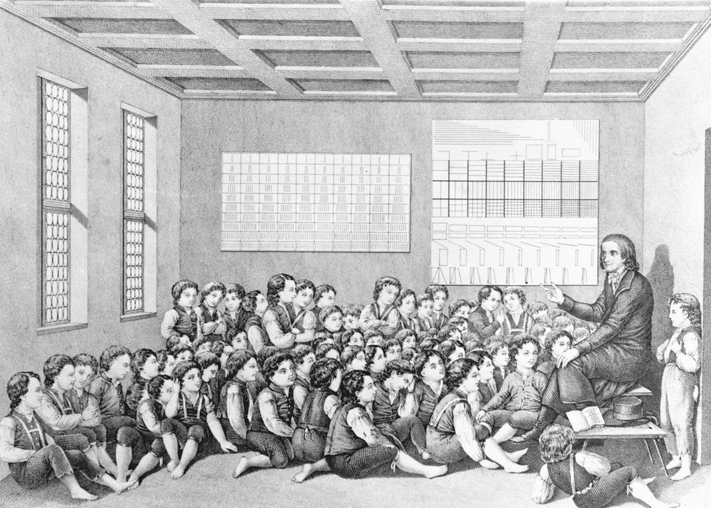 Detail of Frederick Frobel Teaching A Class by Anonymous