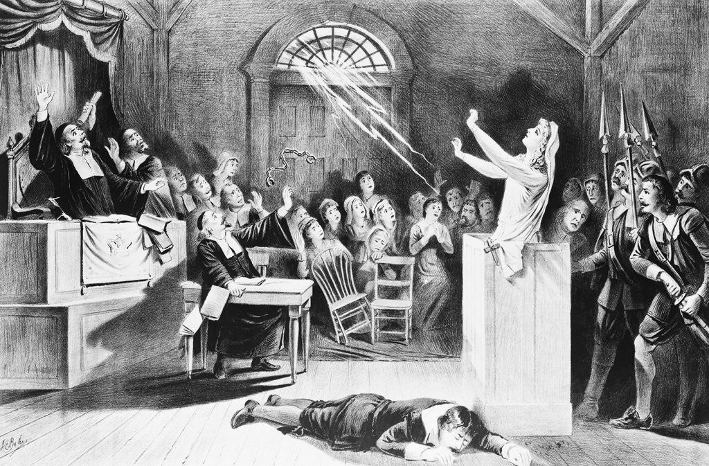 Detail of The Witch In Court by Anonymous