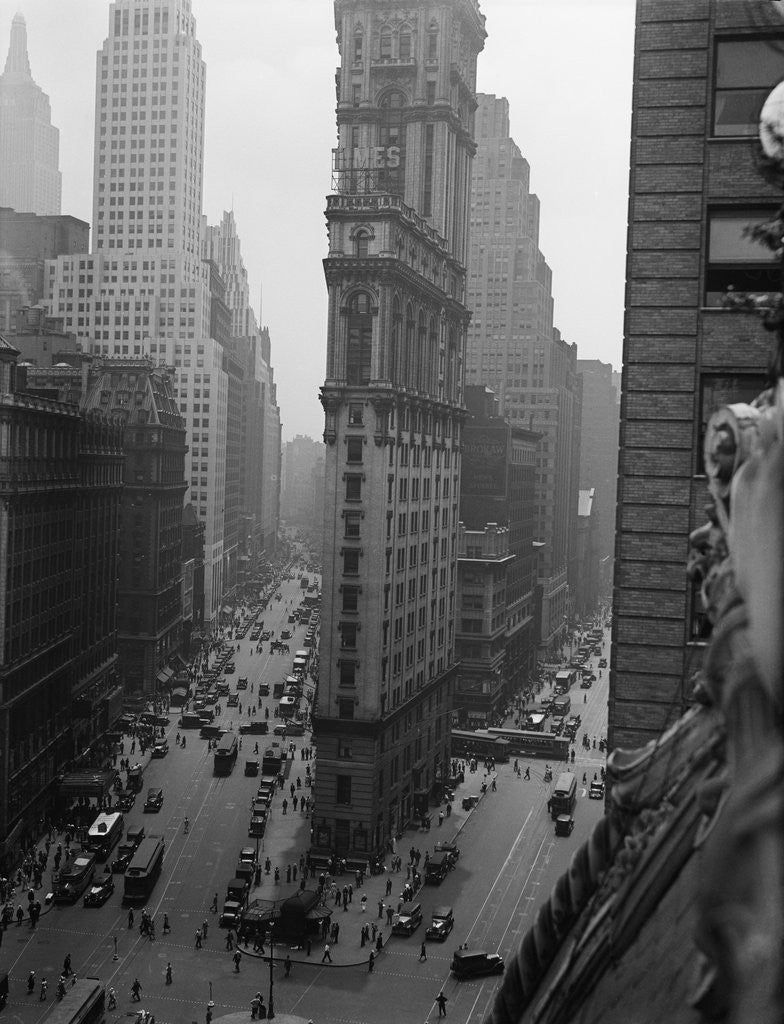 Detail of Times Tower in Times Square by Anonymous