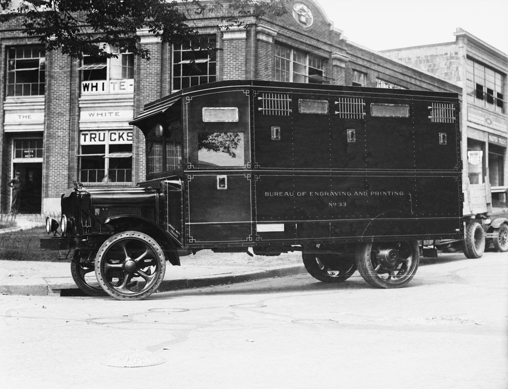 Detail of 1926 Armored Car Full Length View by Anonymous