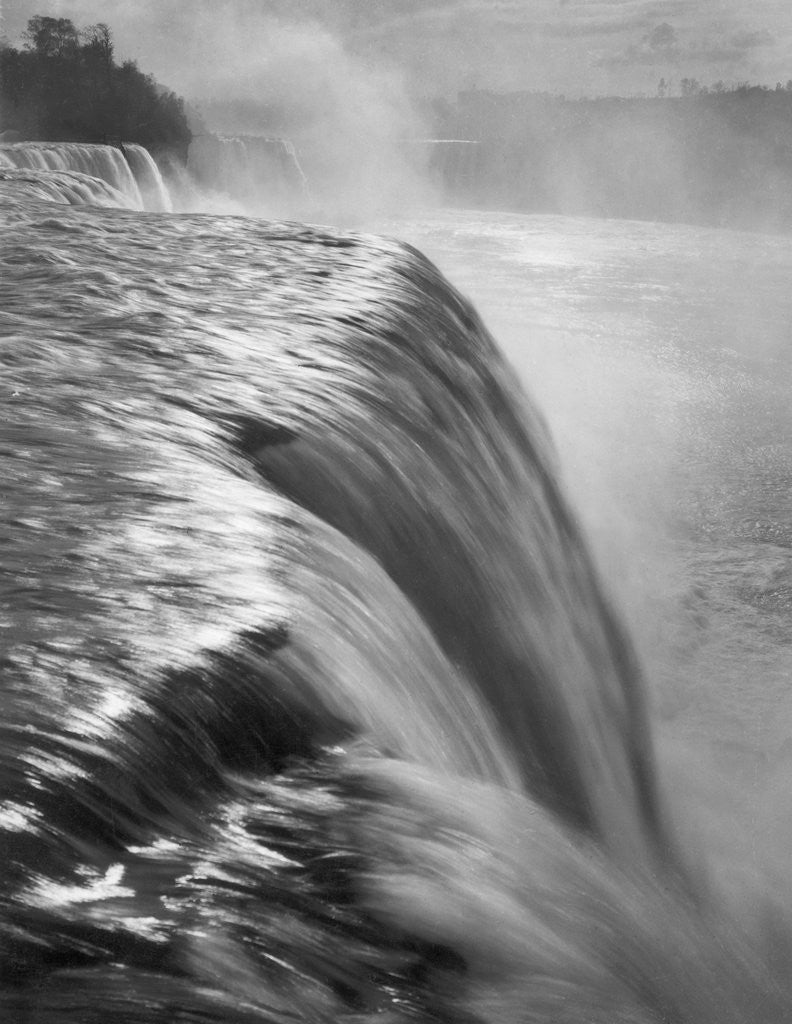 Detail of Close-Up of Niagara Falls Waterfall by Anonymous
