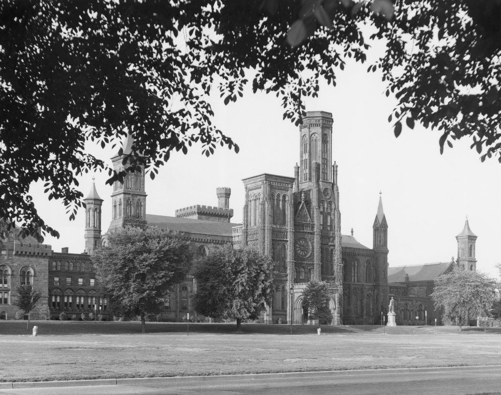 Detail of Exterior View Of Smithsonian Institute by Anonymous