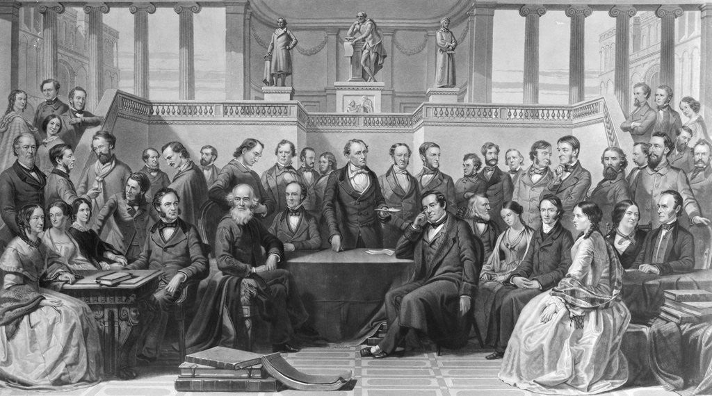 Detail of American Authors Of The 19Th Century by Anonymous