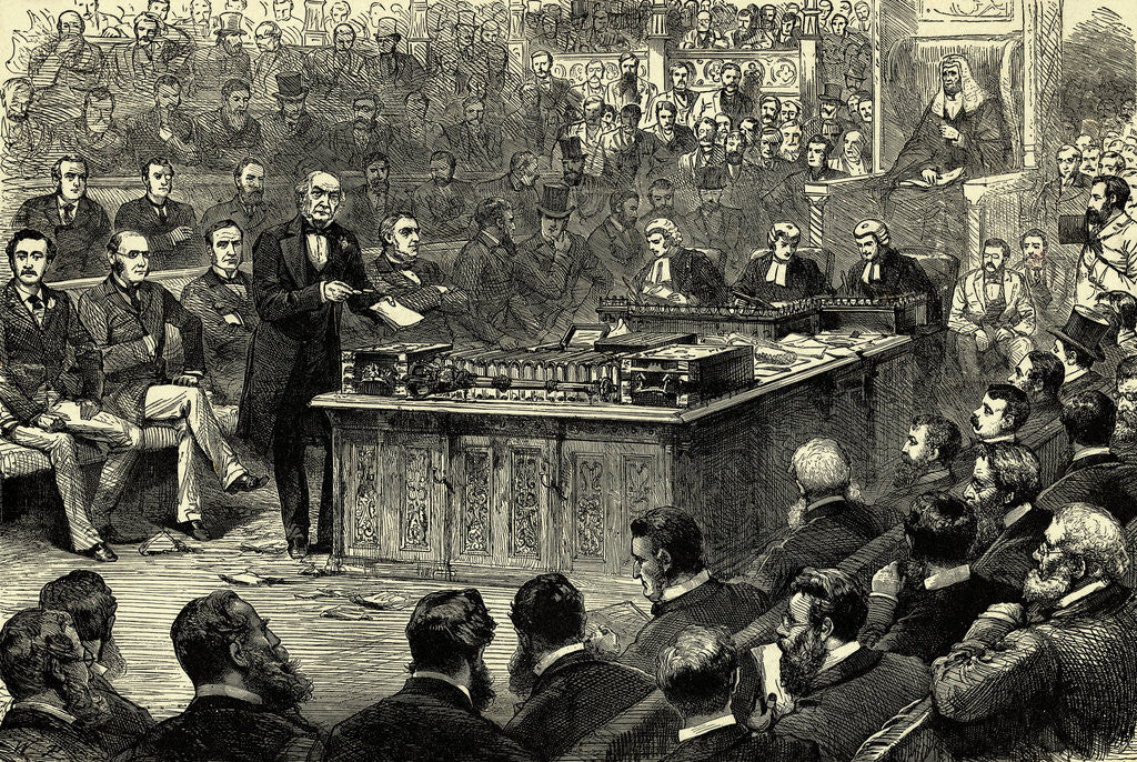 Detail of Gladstone's First Home Rule Bill by Anonymous