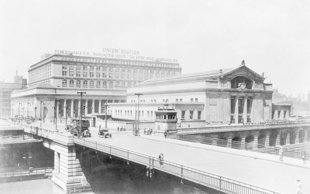 Detail of Union Station In Chicago by Anonymous