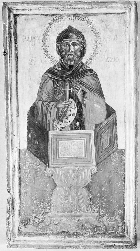 Detail of St. Simeon Sitting On A Column by Anonymous