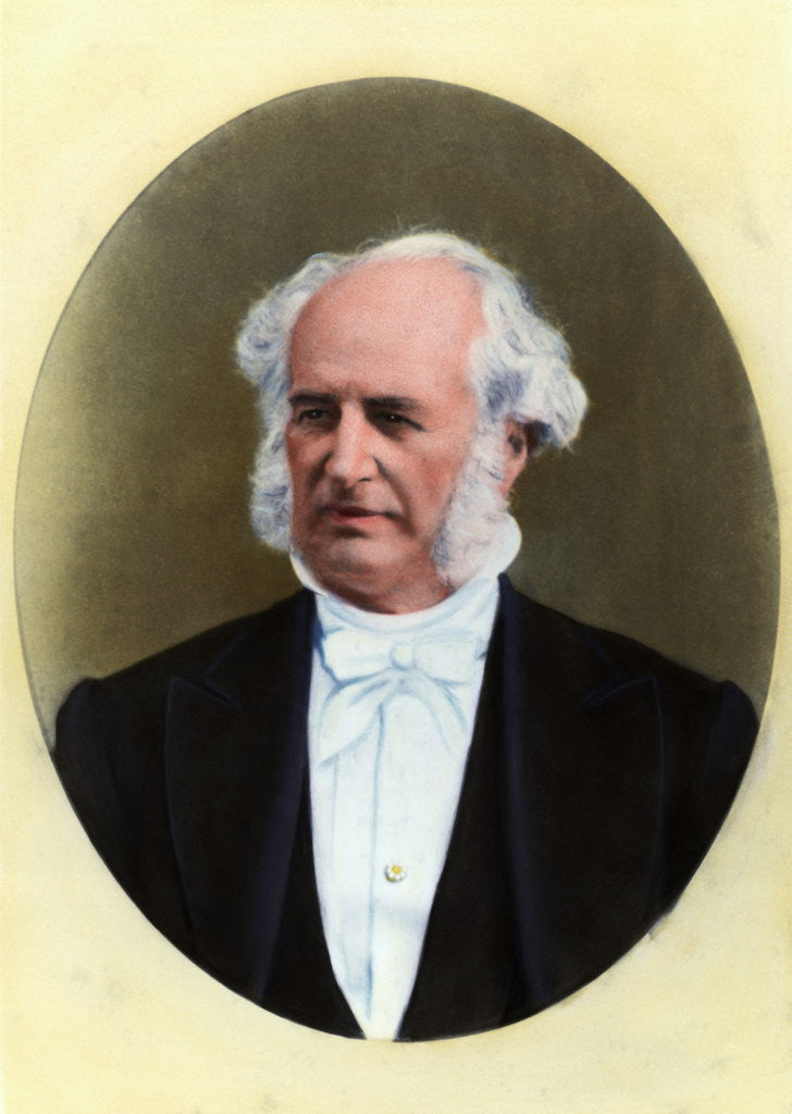 Detail of Painting Of Cornelius Vanderbilt by Anonymous