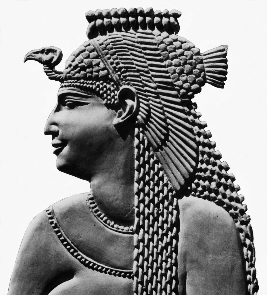 Egyptian Relief Of Cleopatra Vii by Corbis