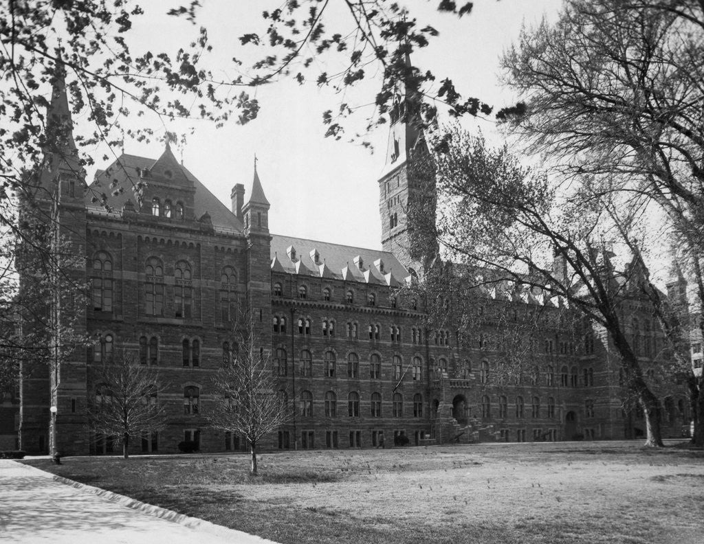 Detail of Healy Building At Georgetown University by Anonymous