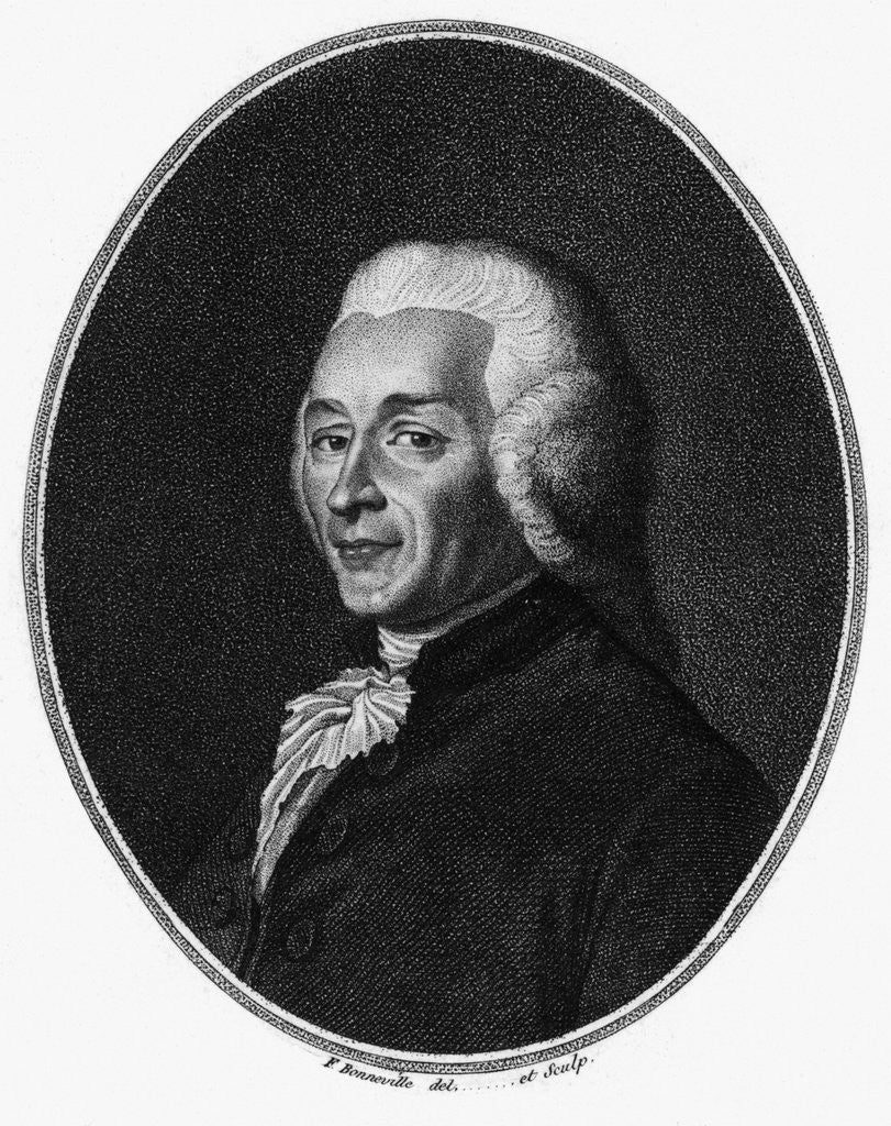 Detail of Engraved Portrait Of J.I. Guillotin by Anonymous