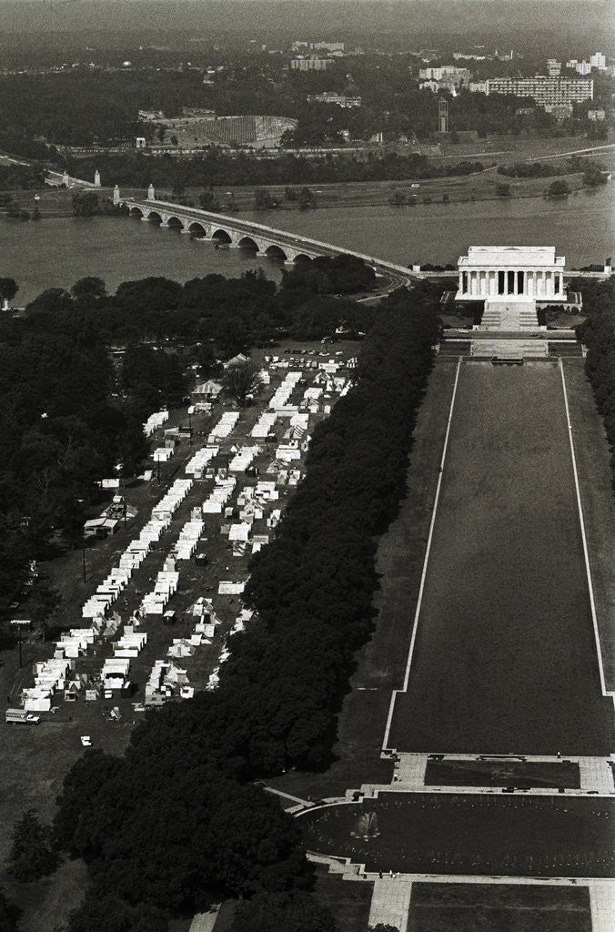 Detail of Ressurection City In Dc by Anonymous