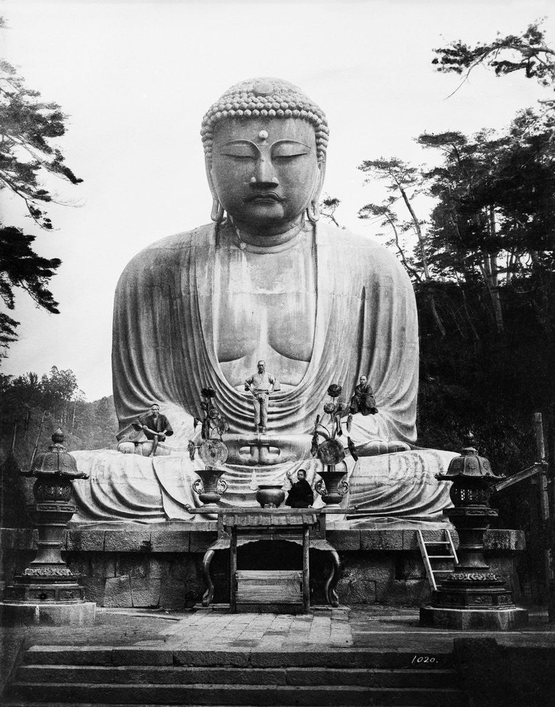 Detail of Great Buddha of Kamakura by Anonymous