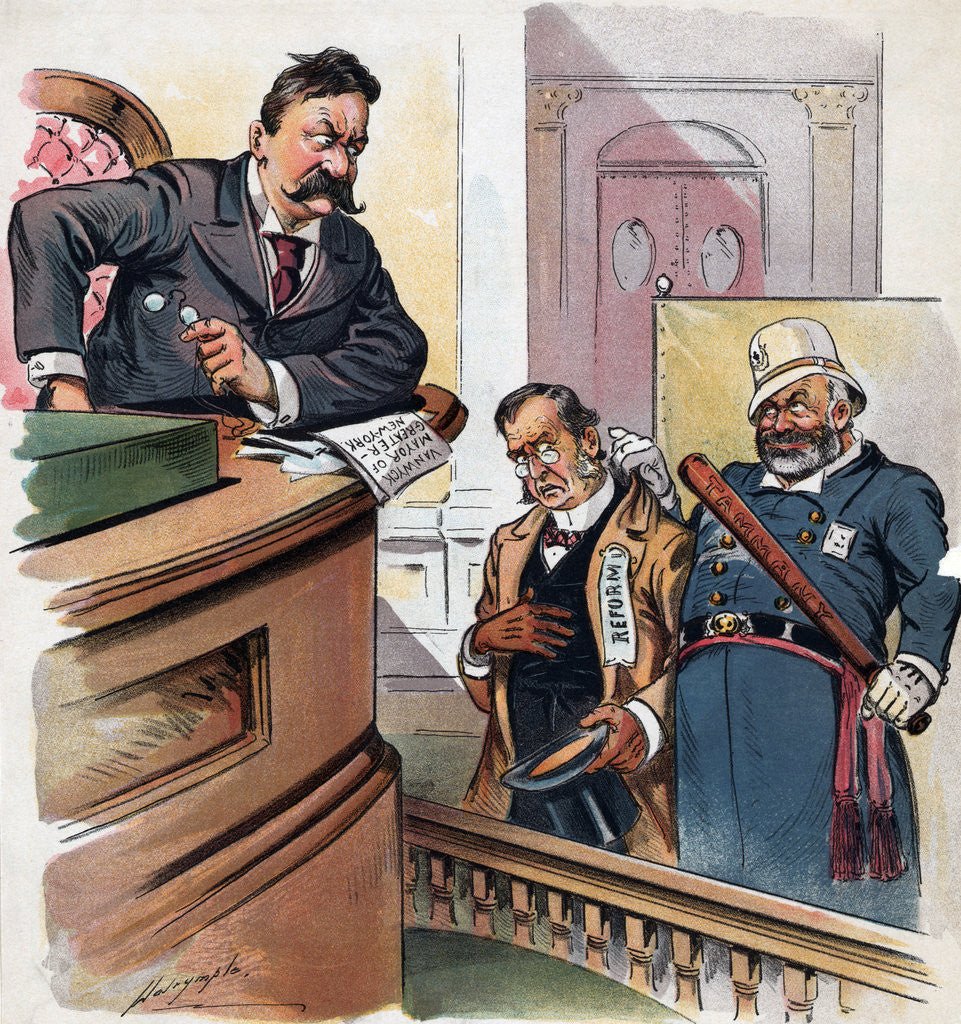 Detail of A New Crime, Depicting a 