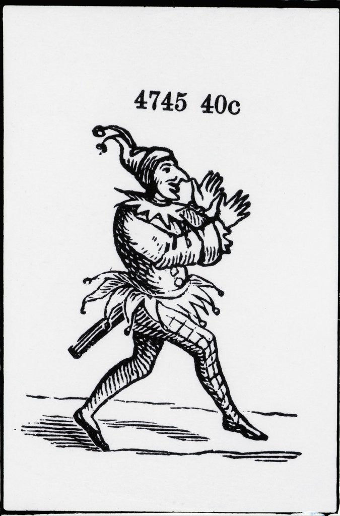 Detail of Illustration Of A Jester by Anonymous