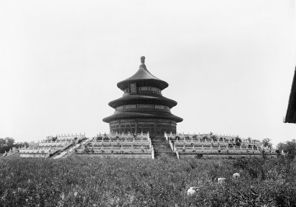 Detail of Temple Of Heaven Exterior In Peking by Anonymous