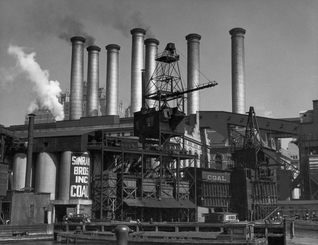 Detail of Coal-Fired Power Plant by Anonymous