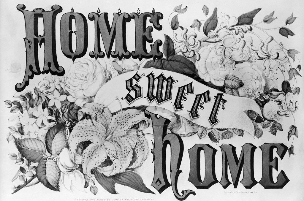 Detail of Currie And Ives Lithograph by Anonymous