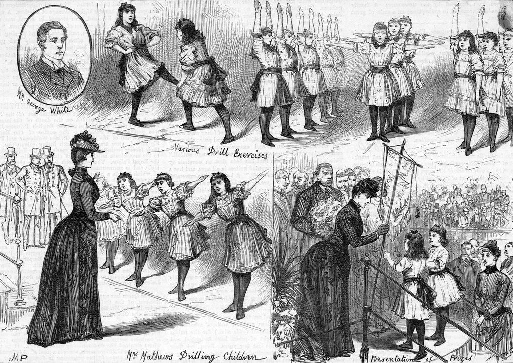 Detail of Views Of Children Exercising (Illus.) by Anonymous