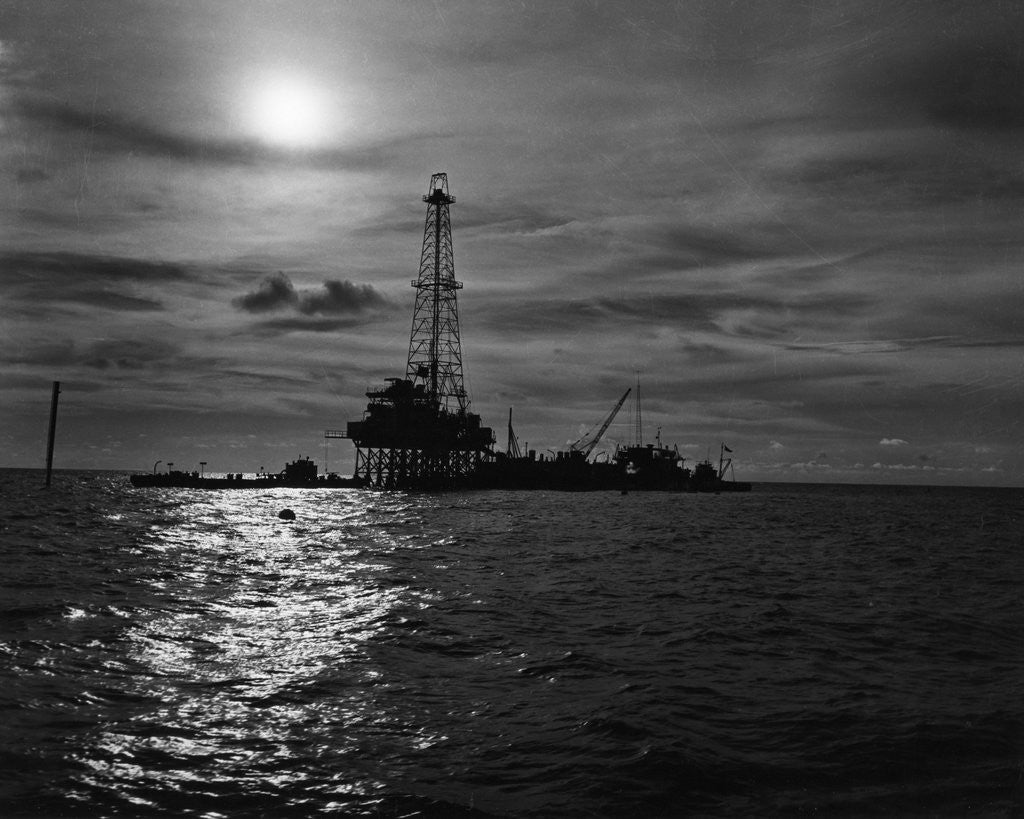 Detail of General View Of Offshore Oilwell by Anonymous