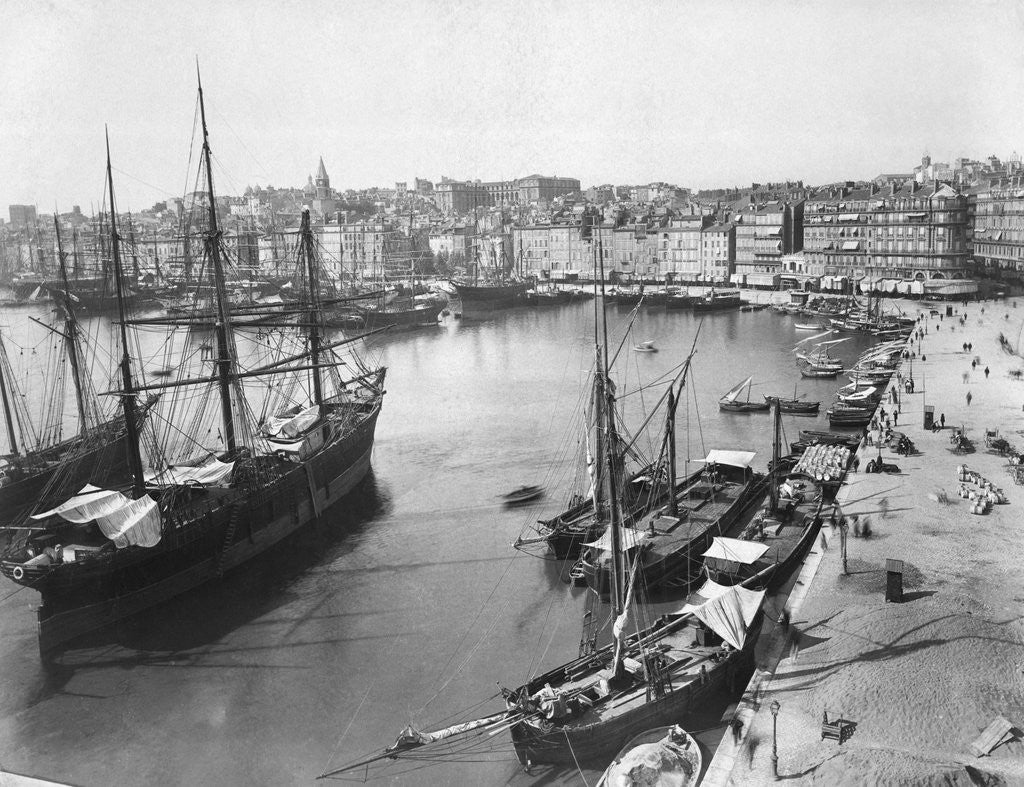 Detail of Old Port And Wharf Of Brotherhood by Anonymous